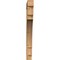 Ekena Millwork Merced Block Rough Sawn Bracket, Western Red Cedar, 4"W x 36"D x 42"H BKT04X36X42MRC05RWR - alternate 2
